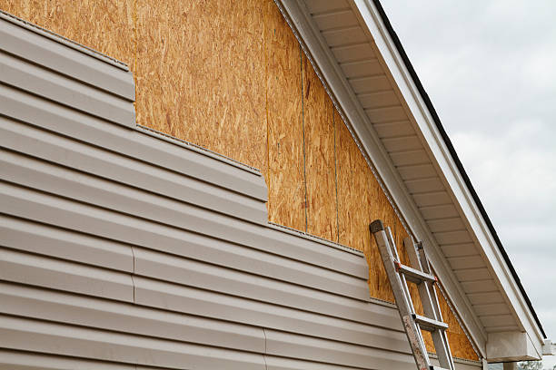 Professional Vinyl Siding technician working in Elk Grove Village, IL